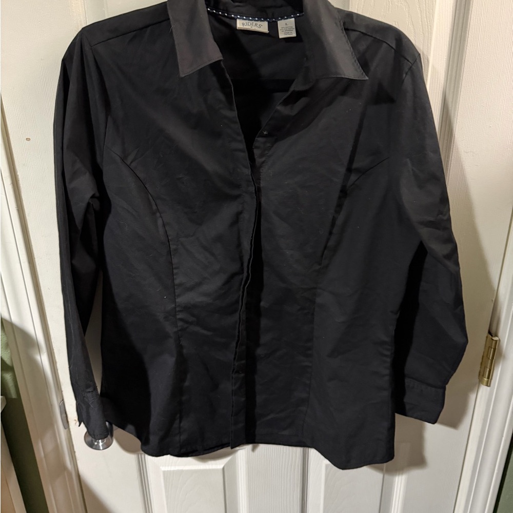 ❣️❄️Lee Women's Charcoal Button Down Shirt